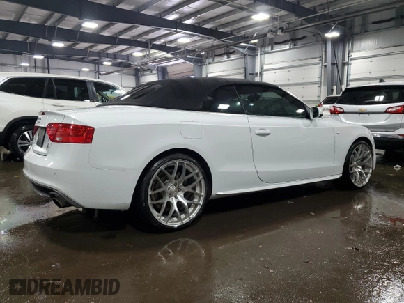 2016 Audi A5 Premium Plus with VIN WAUM2AFH0GN002940, listed as a Copart auction lot 87824885 with 87,176 mi miles and Salvage Title. Bid and sale history available at carsss.com. Image 3.