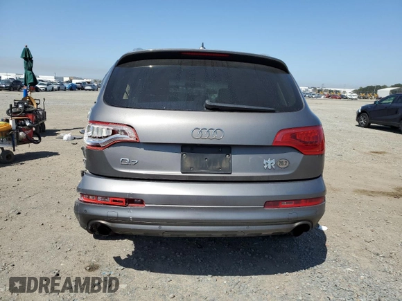 2012 Audi Q7 Premium Plus with VIN WA1LGAFE2CD005256, listed as a Copart auction lot 52233385 with 174,182 mi miles and Salvage title. Bid and sale history available at DreamBid. Image 6.
