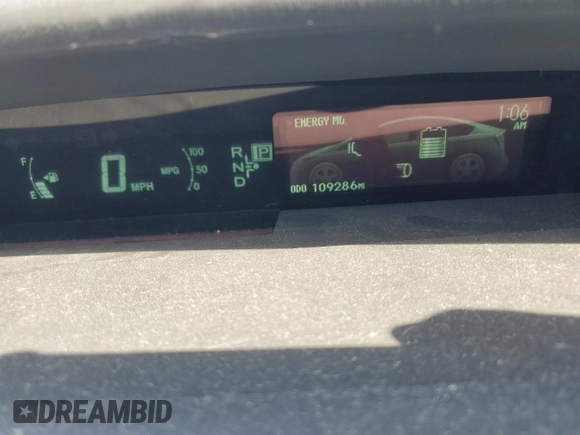 2014 Toyota Prius Four with VIN JTDKN3DU2E1739722, listed as a Copart auction lot 49895445 with 109,286 mi miles and Non Repairable. Bid and sale history available at DreamBid. Image 9.