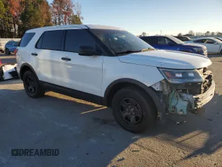 2016 Ford Utility Police Interceptor with VIN 1FM5K8AR4GGC94883, listed as a Copart auction lot 83834224 with 117,539 mi miles and Salvage Title. Bid and sale history available at carsss.com. Image 4.