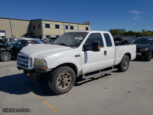 2000 Ford Super Duty F-250 XL with VIN 1FTNX20F6YEC67174, listed as a Copart auction lot 75703484 with 0 mi miles and Salvage Title. Bid and sale history available at carsss.com. Image 1.