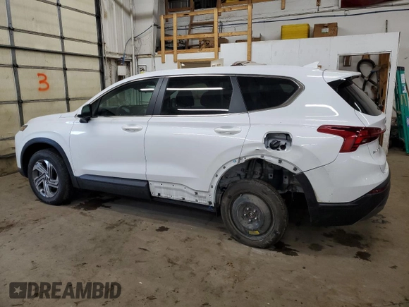 2022 Hyundai Santa Fe SE with VIN 5NMS1DAJ8NH411867, listed as a Copart auction lot 82847474 with 29,518 mi miles and Salvage Title. Bid and sale history available at DreamBid. Image 2.