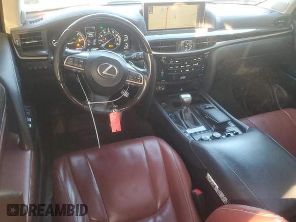 2018 Lexus LX 570 z VIN JTJHY7AX4J4260540, wystawiony jako Copart lot #42394315 z przebiegiem 63 202 mil mil oraz Szkoda całkowita • Salvage title. Historia ofert i sprzedaży dostępna na DreamBid. Obrazek 8.