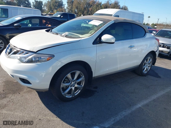2014 Nissan Murano CrossCabriolet with VIN JN8AZ1FY7EW301256, listed as a IAAI auction lot 41052881 with 32,505 mi miles. Bid and sale history available at carsss.com. Image 17.