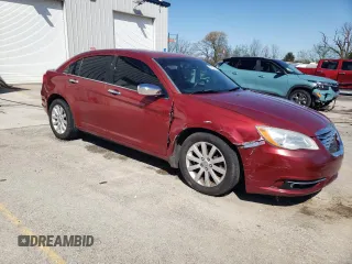 2014 Chrysler 200 Limited with VIN 1C3CCBCG5EN199179, listed as a Copart auction lot 52230375 with 86,420 mi miles and Salvage Title. Bid and sale history available at carsss.com. Image 4.