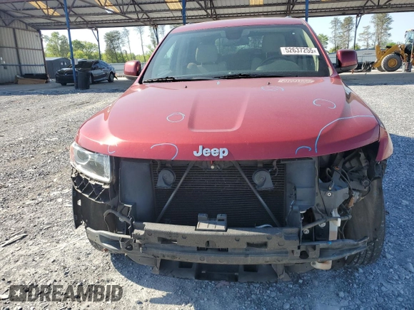 2014 Jeep Grand Cherokee Laredo with VIN 1C4RJEAG7EC274573, listed as a Copart auction lot 52637255 with 156,409 mi miles and Salvage Title. Bid and sale history available at DreamBid. Image 5.