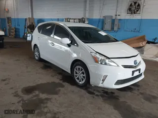 2012 Toyota Prius v Two with VIN JTDZN3EU9C3185934, listed as a IAAI auction lot 42019970 with 1 mi miles. Bid and sale history available at carsss.com. Image 1.