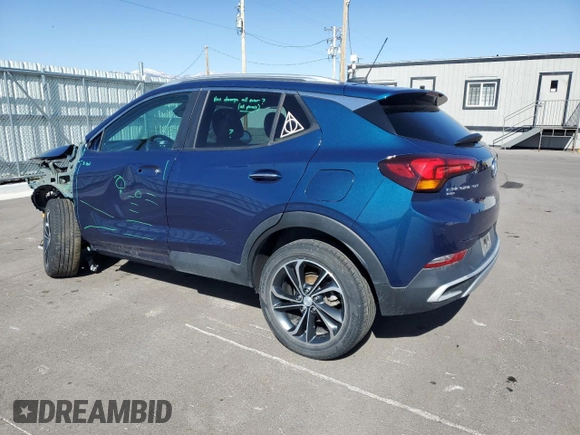 2021 Buick Encore GX Select with VIN KL4MMESL8MB143809, listed as a Copart auction lot 57505025 with Not provided miles and Salvage title. Bid and sale history available at DreamBid. Image 2.