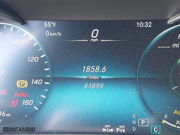 2021 Mercedes-Benz GLC with VIN W1N0G8DBXMV265290, listed as a IAAI auction lot 41593963 with 41,859 mi miles. Bid and sale history available at carsss.com. Image 15.