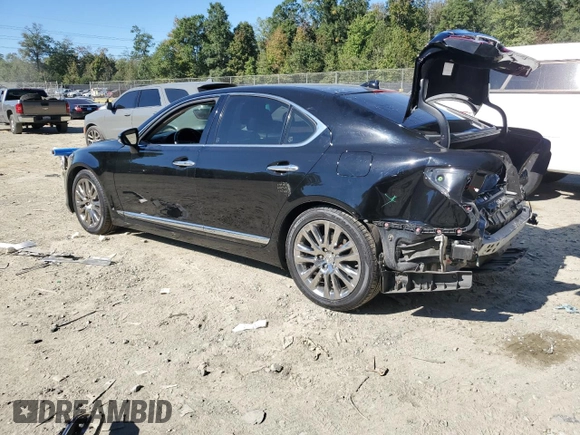 2016 Lexus LS 460 with VIN JTHBL5EF0G5141379, listed as a Copart auction lot 74665294 with 90,124 mi miles and Salvage title. Bid and sale history available at DreamBid. Image 2.