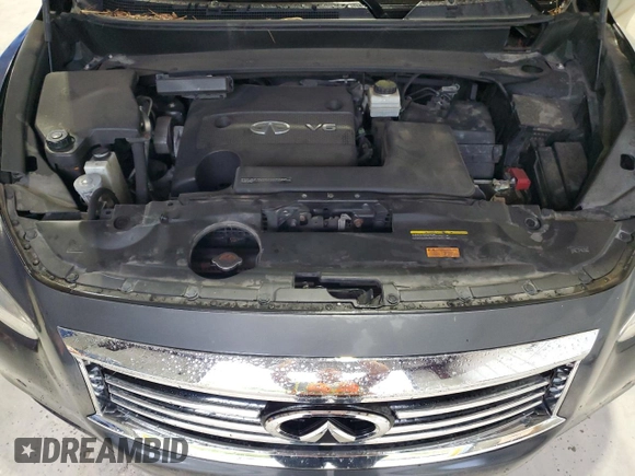 2013 Infiniti JX35 with VIN 5N1AL0MM5DC351673, listed as a Copart auction lot 72179644 with 125,038 mi miles and Salvage Title. Bid and sale history available at carsss.com. Image 12.