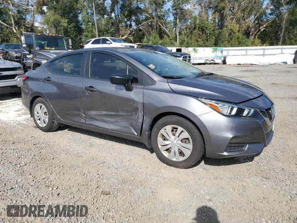 2021 Nissan Versa S with VIN 3N1CN8DV3ML859954, listed as a Copart auction lot 80315664 with 0 mi miles and Non Repairable. Bid and sale history available at carsss.com. Image 4.