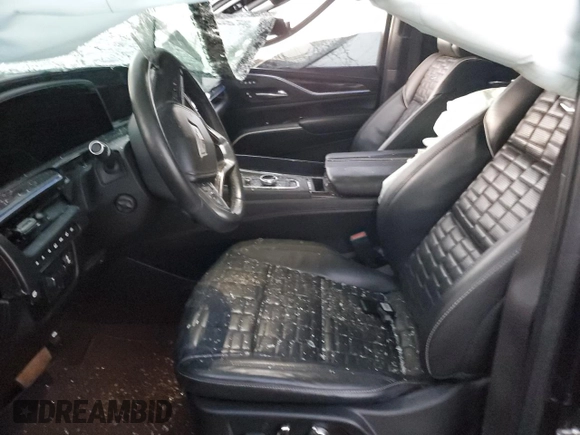 2021 Cadillac Escalade Sport Platinum with VIN 1GYS4GKL3MR199859, listed as a Copart auction lot 85749144 with 73,634 mi miles and Salvage title. Bid and sale history available at DreamBid. Image 7.