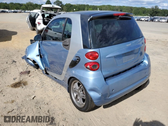 2011 Smart fortwo Pure with VIN WMEEJ3BA8BK429292, listed as a Copart auction lot 72915554 with 126,673 mi miles and Salvage title. Bid and sale history available at DreamBid. Image 2.