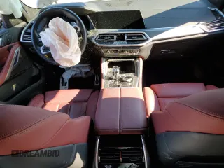 2022 BMW X6 xDrive40i with VIN 5UXCY6C01N9K65807, listed as a Copart auction lot 84708104 with 0 mi miles and Salvage Title. Bid and sale history available at carsss.com. Image 8.