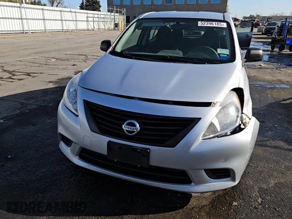 2014 Nissan Versa SV with VIN 3N1CN7AP5EL841182, listed as a Copart auction lot 52396185 with 118,460 mi miles and Salvage Title. Bid and sale history available at DreamBid. Image 13.