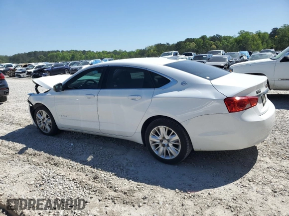 2016 Chevrolet Impala LS with VIN 1G11X5SA5GU161975, listed as a Copart auction lot 53247625 with 114,939 mi miles and Salvage title. Bid and sale history available at DreamBid. Image 2.