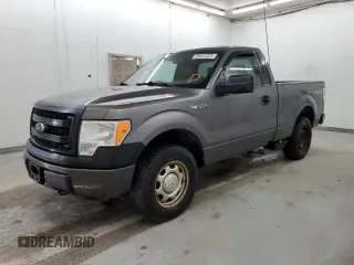 2013 Ford F-150 XL with VIN 1FTMF1EF5DKF67754, listed as a Copart auction lot 42208864 with 254,867 mi miles and Clean Title. Bid and sale history available at carsss.com. Image 1.