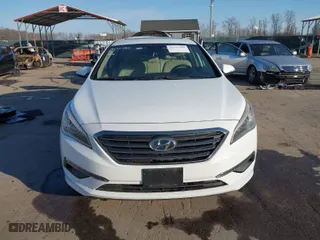 2015 Hyundai Sonata 2.4L Sport with VIN 5NPE34AF7FH040546, listed as a IAAI auction lot 41727185 with 56,294 mi miles. Bid and sale history available at carsss.com. Image 12.