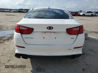 2015 Kia Optima LX z VIN KNAGM4A7XF5640151, wystawiony jako Copart lot #54538515 z przebiegiem 97 610 mil mil oraz Szkoda całkowita • Salvage title. Historia ofert i sprzedaży dostępna na DreamBid. Obrazek 6.