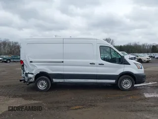 2023 Ford Transit Cargo with VIN 1FTBR1C89PKB29455, listed as a IAAI auction lot 41839680 with 21,570 mi miles. Bid and sale history available at carsss.com. Image 13.