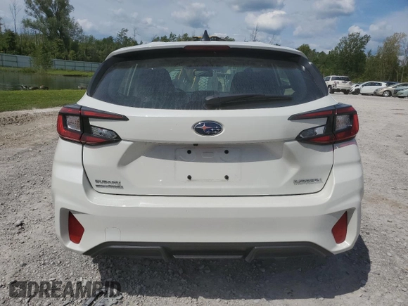 2024 Subaru Impreza Sport with VIN JF1GUAFC7R8342480, listed as a Copart auction lot 68694124 with 4,821 mi miles and Salvage Title. Bid and sale history available at carsss.com. Image 6.
