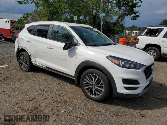 2020 Hyundai Tucson Sport with VIN KM8J3CAL0LU155937, listed as a Copart auction lot 56242685 with 78,107 mi miles and Salvage title. Bid and sale history available at DreamBid. Image 4.