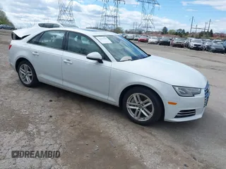 2017 Audi A4 Premium with VIN WAUANAF40HN035154, listed as a IAAI auction lot 42059439 with 83,668 mi miles and . Bid and sale history available at DreamBid. Image 1.