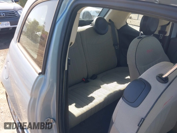 2013 FIAT 500 Lounge with VIN 3C3CFFCR9DT580869, listed as a IAAI auction lot 41983858 with 179,836 mi miles and . Bid and sale history available at DreamBid. Image 8.