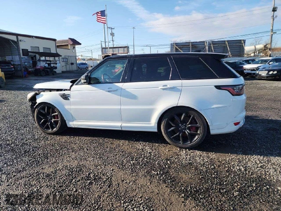 2022 Land Rover Range Rover Sport SVR with VIN SALWZ2RE8NA799997, listed as a Copart auction lot 44576385 with 50,379 mi miles and Salvage Title. Bid and sale history available at DreamBid. Image 13.