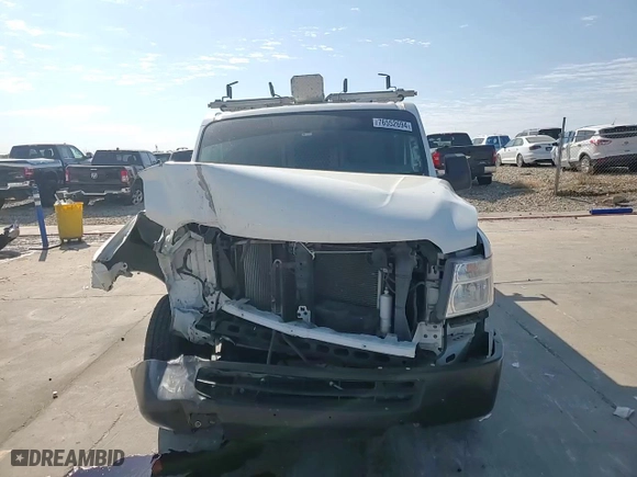 2021 Nissan NV Cargo SV with VIN 1N6BF0KM0MN809897, listed as a Copart auction lot 76552694 with 100,124 mi miles and Salvage Title. Bid and sale history available at carsss.com. Image 12.