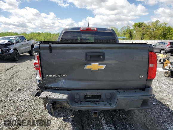 2016 Chevrolet Colorado 2WD LT with VIN 1GCGSCE30G1346910, listed as a Copart auction lot 52750195 with 169,445 mi miles and Salvage title. Bid and sale history available at DreamBid. Image 6.