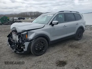 2024 Kia Telluride EX X-Line z VIN 5XYP3DGC9RG564041, wystawiony jako Copart lot #52851745 z przebiegiem 2878 mil mil oraz Szkody całkowita. Historia ofert i sprzedaży dostępna na DreamBid. Obrazek 1.