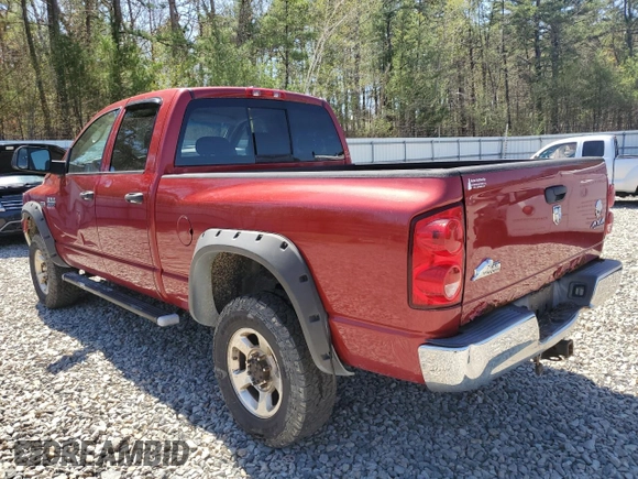 2008 Dodge 2500 SLT with VIN 3D7KS28D58G221192, listed as a Copart auction lot 55488585 with 73,585 mi miles and Clean Title. Bid and sale history available at carsss.com. Image 2.