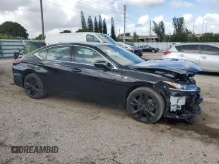 2022 Lexus ES 350 F Sport with VIN 58AGZ1B11NU126002, listed as a Copart auction lot 77731814 with 75,323 mi miles and Non repairable. Bid and sale history available at DreamBid. Image 4.