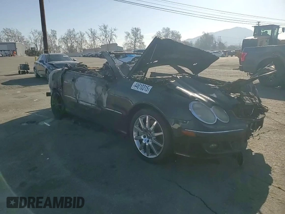 2007 Mercedes-Benz CLK 350 with VIN WDBTK56F97T077358, listed as a Copart auction lot 44610315 with Not Provided miles and Non Repairable. Bid and sale history available at carsss.com. Image 10.
