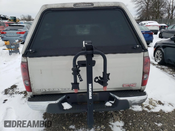2008 GMC Canyon SLE1 with VIN 1GTDT19E788129685, listed as a Copart auction lot 87186044 with 237,086 mi miles and Clean Title. Bid and sale history available at carsss.com. Image 6.