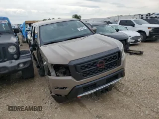 2024 Nissan Frontier SL with VIN 1N6ED1EJ4RN657334, listed as a Copart auction lot 55169675 with 5,706 mi miles and Salvage title. Bid and sale history available at DreamBid. Image 4.