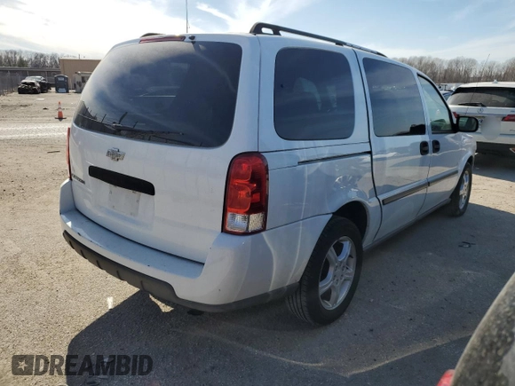 2007 Chevrolet Uplander LS Fleet with VIN 1GNDV23167D146920, listed as a Copart auction lot 45055754 with 151,601 mi miles and Salvage Title. Bid and sale history available at carsss.com. Image 3.