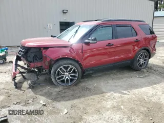 2017 Ford Explorer Sport with VIN 1FM5K8GT3HGE34118, listed as a Copart auction lot 49707465 with 82,042 mi miles and Salvage title. Bid and sale history available at DreamBid. Image 1.