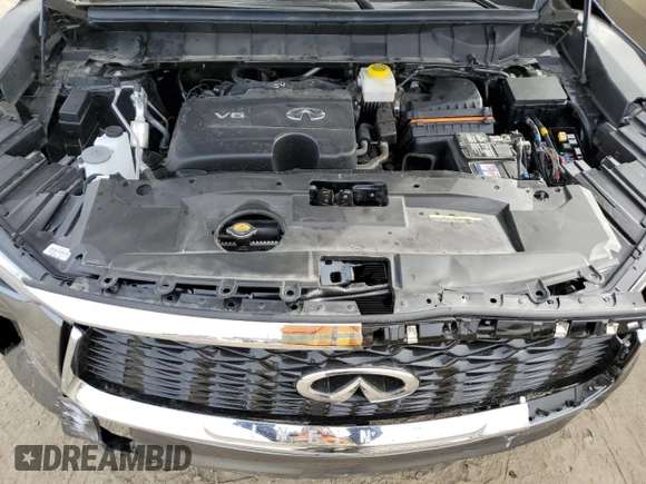 2024 Infiniti QX60 Pure with VIN 5N1DL1ESXRC345410, listed as a Copart auction lot 46546305 with 3,754 mi miles and Salvage title. Bid and sale history available at DreamBid. Image 12.