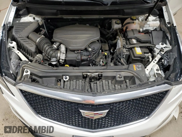 2021 Cadillac XT5 AWD Sport with VIN 1GYKNGRS5MZ142444, listed as a Copart auction lot 54502285 with 27,070 mi miles and Salvage title. Bid and sale history available at DreamBid. Image 12.
