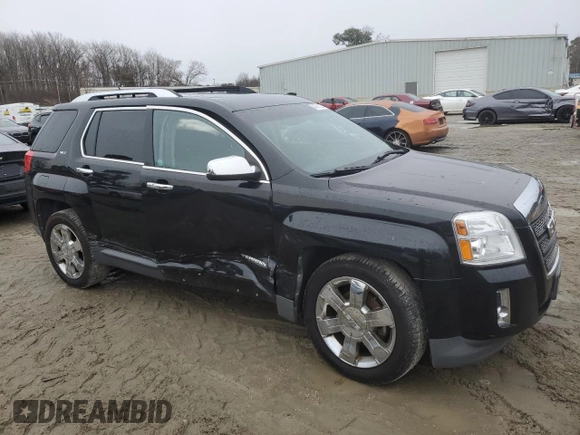 2010 GMC Terrain SLT-2 with VIN 2CTFLHEY7A6346610, listed as a Copart auction lot 44551535 with 192,725 mi miles and Salvage Title. Bid and sale history available at carsss.com. Image 4.