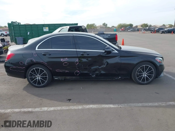 2019 Mercedes-Benz C 300 with VIN WDDWF8DB3KR512990, listed as a IAAI auction lot 40946726 with 116,494 mi miles and . Bid and sale history available at DreamBid. Image 13.