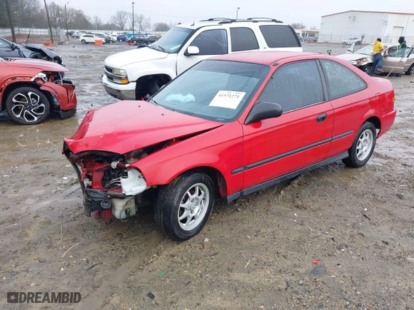 1996 Honda Civic HX with VIN 1HGEJ7221TL073201, listed as a IAAI auction lot 41571271 with 191,970 mi miles. Bid and sale history available at carsss.com. Image 17.