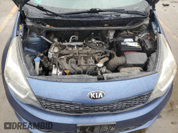 2016 Kia Rio LX with VIN KNADM4A36G6603898, listed as a Copart auction lot 86447884 with 197,857 mi miles and Clean Title. Bid and sale history available at carsss.com. Image 11.