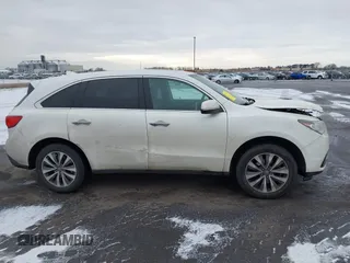 2014 Acura MDX Tech Pkg with VIN 5FRYD4H41EB011604, listed as a IAAI auction lot 41492753 with 123,229 mi miles. Bid and sale history available at carsss.com. Image 13.