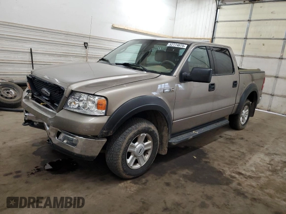 2004 Ford F-150 XLT with VIN 1FTRW14W34KB68512, listed as a Copart auction lot 52774075 with 113,322 mi miles and Salvage Title. Bid and sale history available at carsss.com. Image 1.
