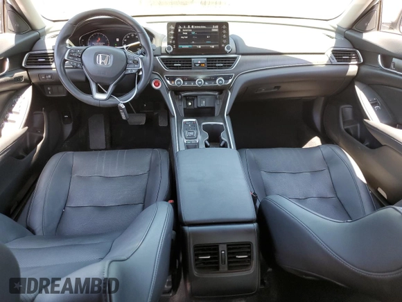 2019 Honda Accord EX-L with VIN 1HGCV2F59KA010036, listed as a Copart auction lot 64621555 with 63,007 mi miles and Salvage title. Bid and sale history available at DreamBid. Image 8.