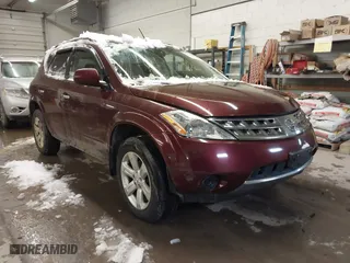 2006 Nissan Murano SL with VIN JN8AZ08W96W522400, listed as a IAAI auction lot 41510017 with 123,933 mi miles. Bid and sale history available at carsss.com. Image 1.